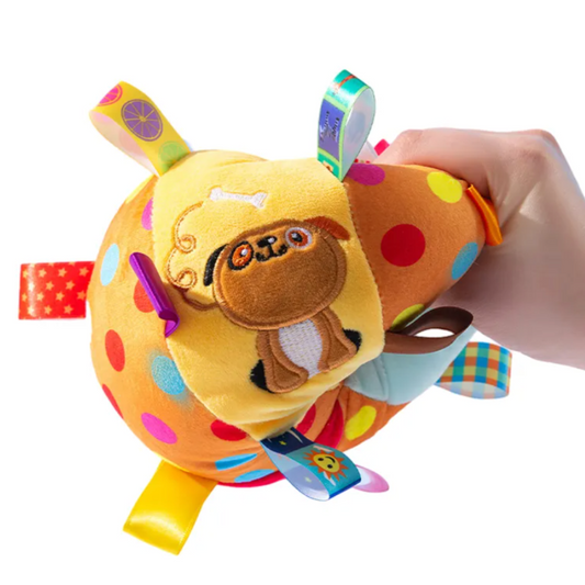 PlayPal squeaky dog toy plush ball