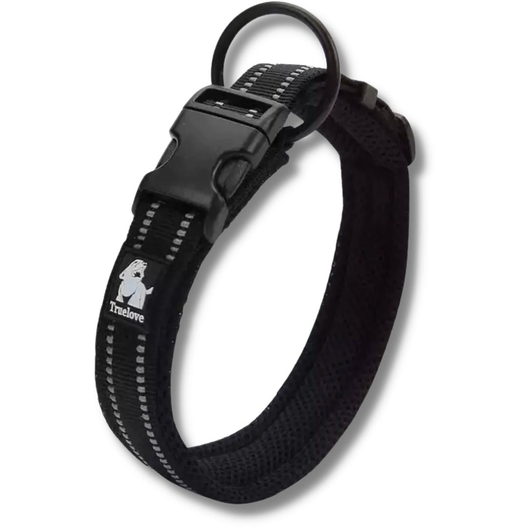 Black Truelove Duraflex Reflective Collar