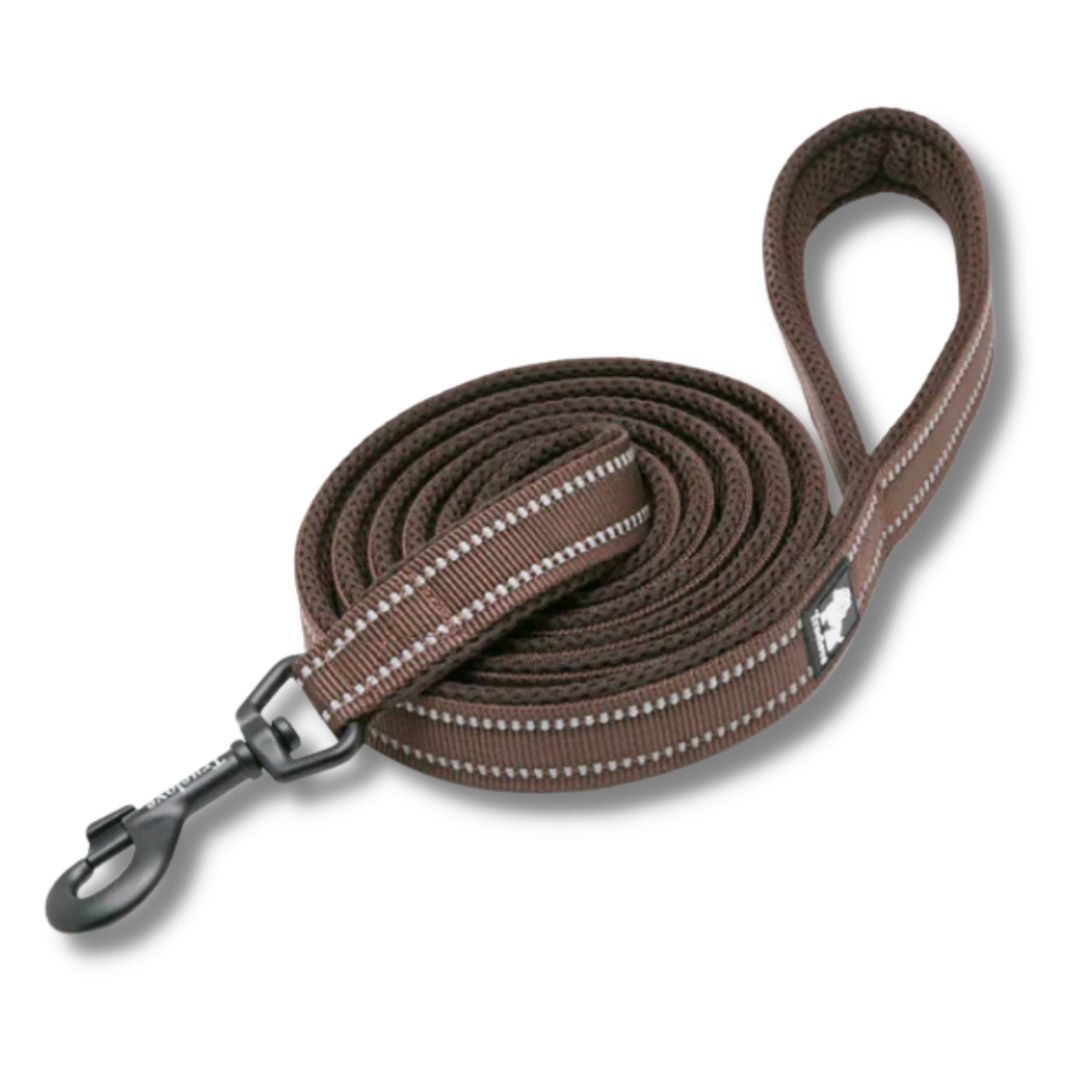 Brown Truelove 3M Reflective Leash