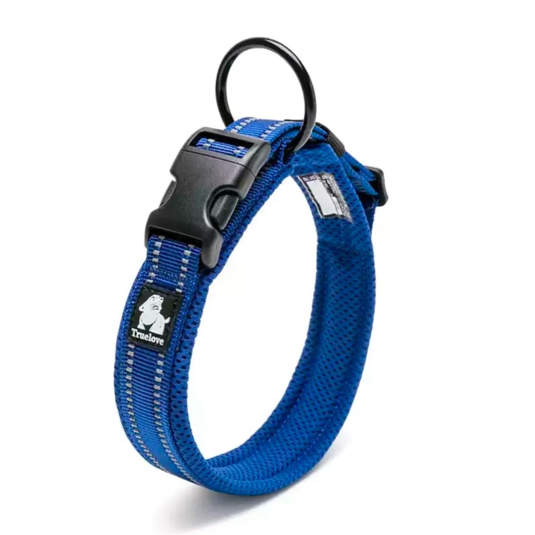 Ocean Blue Truelove Duraflex Reflective Collar