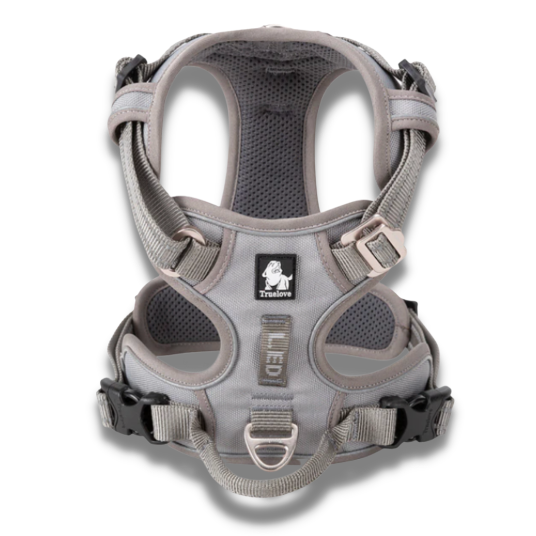 Grey Truelove No-Pull Adjustable Dog Harness