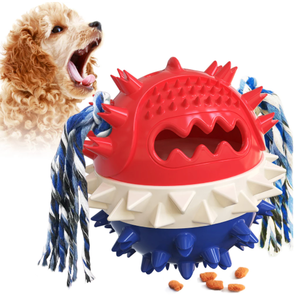 Red and Blue Puppy Adventure Ball