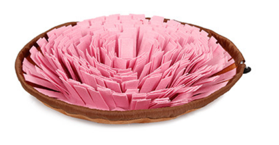 Pink Snuffle Puzzle Bowl