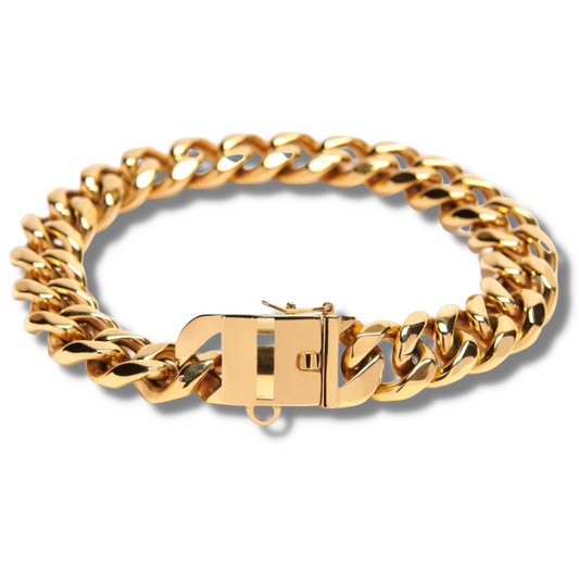 cuban link gold dog collar  cuban link gold dog chain collar  cuban link gold dog chain