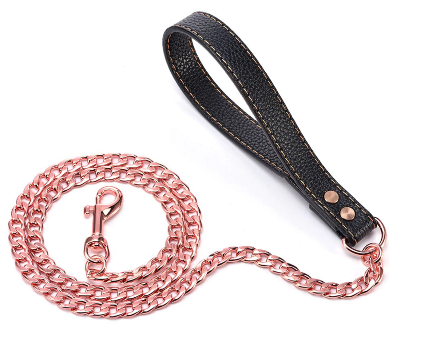 rose gold dog leash, rose gold dog lead